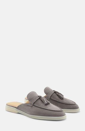 Scarosso Lucrezia Mules in Grey - Suede at Nordstrom, Size 37.5