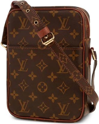 Louis Vuitton 1990s x Comme des Gar&ccedil;ons Marceau crossbodytas met monogram - Bruin