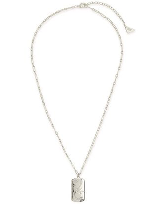 Sterling Forever Aquarius Constellation Dog Tag Necklace