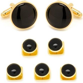Cufflinks Inc. Onyx Cuff Link & Stud Set in Black at Nordstrom
