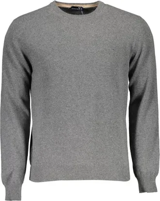 Harmont & Blaine Heren, Truien, Grijs, Maat: 2XL Wol