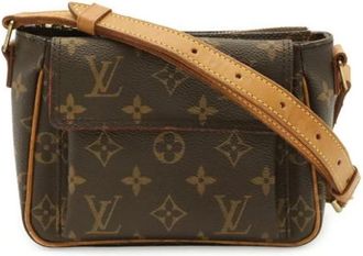 Louis Vuitton Pre-owned Vintage Pochette Schoudertas - Dames - Vintage Schoudertas - Bruin - ONE Size - Vintage