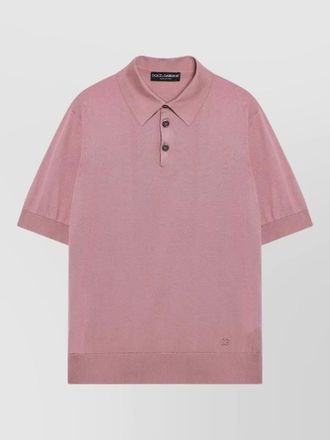 Dolce & Gabbana silk polo shirt
