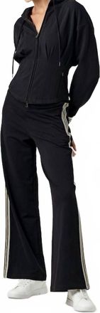 Sundays Analyse Straight Leg Loose Fit Pant In Black