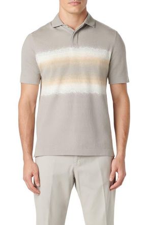 Bugatchi Cotton & Silk Polo in Willow at Nordstrom, Size Xx-Large