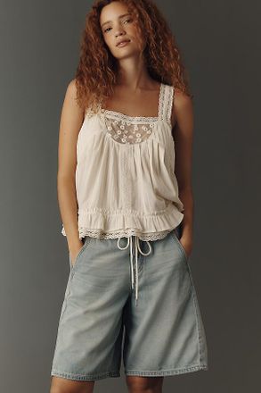 Pilcro Adi Pull-On Long Shorts by Pilcro