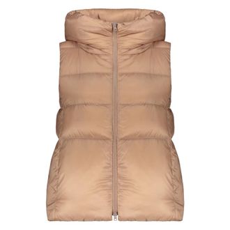 Herno Jassen, Dames, Roze, XL, Gewatteerd jack zonder mouwen
