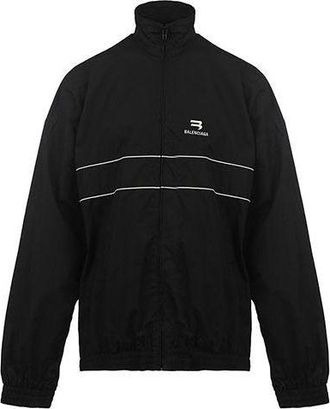 Balenciaga Sporty B Tracksuit Jacket Black 681882TYB181000