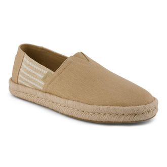 Toms Toms Alpargata Rope 2.0 Cotton Mens Oatmeal Slip-On Shoes - Multicolour - Size UK 10
