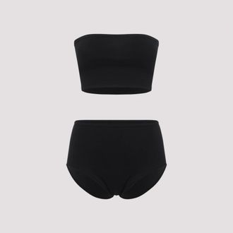 Alaia Dames, Badkleding, Zwart, Maat: XS Tweed