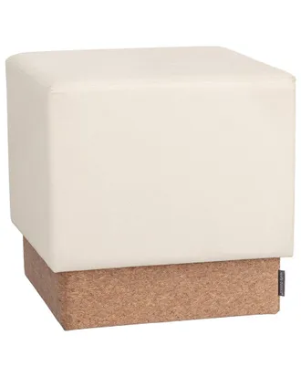 Seville Classics The Vineyard Collection Cork Cube Storage Ottoman