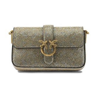 Pinko Cross Body Bags, female, Yellow, ONE SIZE, Gold Crossbody Bag for Women
