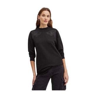 Silvian Heach Terleki Sweatshirt - Sweatshirts & Hoodies - Mujer - Negro - S