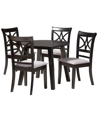 Baxton Studio Brooke Modern 5pc Dining Set