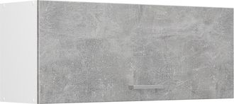 Vicco Armario Colgante R-line, Hormig&oacute;n/blanco, 100 Cm Plano, Vicco