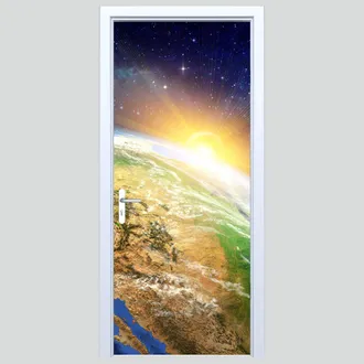 OEM Adhesivo De Tela Para Puerta Planeta Tierra 188pd