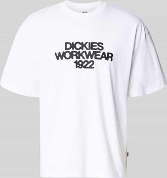 Dickies T-Shirt mit Label-Print Modell TORREY in Weiss, Gr&ouml;&szlig;e XXL