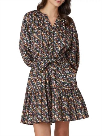 Shoshanna Esmae Dress In Jet Multi