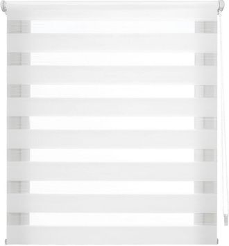 Purline Estor Dia Y Noche Enrollable F&aacute;cil Montaje Adheshivo O Pinzas Crema 77x180 Cm