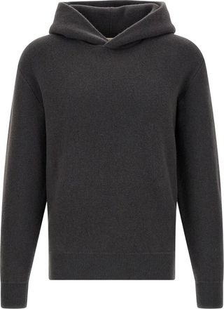 Christophe Lemaire Hoodies & sweatvesten, Heren, Grijs, XL, Kasjmier, Hooded Sweater