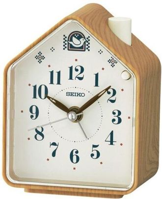 Seiko Analog Alarm Clock - SEIKO - QHP011B - Brown - Alarm - Japanese Quartz