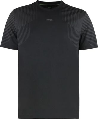 HUGO BOSS Active Push T-Shirt - Heren - T-shirts - Zwart - XS - Polyester - Tops