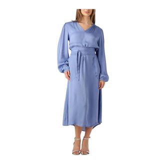 Lollys Laundry Dames, Jurken, Blauw, Maat: XS