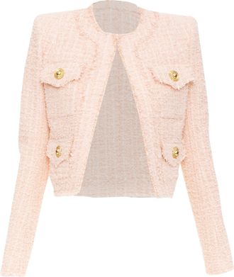 Balmain cropped tweed jacket