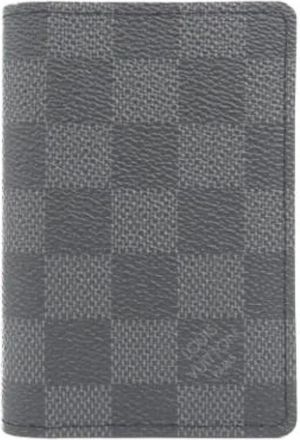 Louis Vuitton Pre-owned Wallets, male, Gray, Size: ONE SIZE Pre-owned Card Case