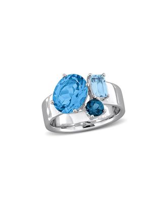 Rina Limor Silver 4.43 Ct. Tw. Topaz Ring