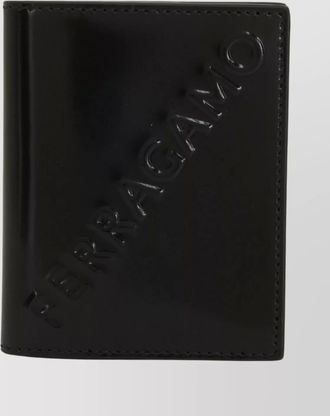 Ferragamo leather bi-fold wallet with sleek design