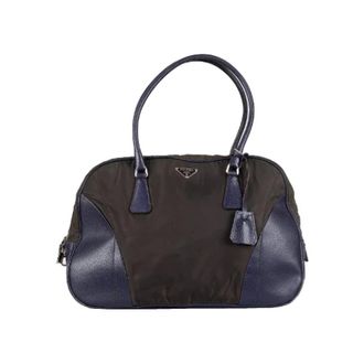 Prada Pre-owned Leather prada-bags - Dames - Vintage Handtas - Zwart - ONE Size - Leer - Vintage