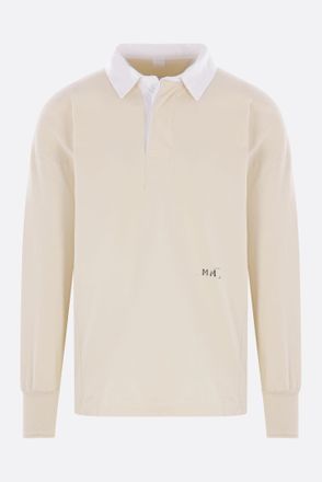 Maison Margiela Cotton Long-sleeve Polo Shirt