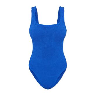 Hunza G Dames, Badkleding, Blauw, Maat: ONE Size Polyamide