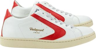 Valsport Klassiek Wit Rood Toernooi Schoenen - Dames - Sneakers - Wit - 41 EU - Schoenen