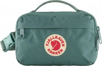 Fj&auml;llr&auml;ven Mens K&aring;nken Hip Pack Bag In Frost Green