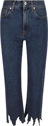 J.W.Anderson Jeans con applicazione - Blu