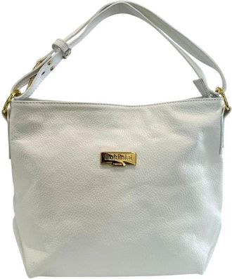 Baldinini White Cowhide Clutch Womens Bag