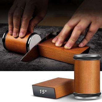 OEM Amoladora De Cocina, Juego De Piedras Diamante Cer&aacute;mica Afilar Cuchillos Cocina, Cualquier Dureza Acero Dos &Aacute;ngulos Afilado 15 20 Grados (madera)
