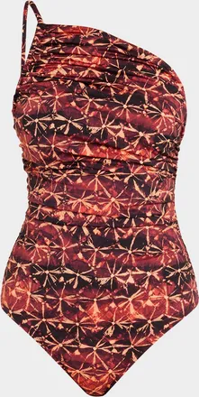 Ulla Johnson Ibiza Ruched One-Piece Swimsuit