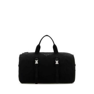 Prada Black Nylon Travel Bag