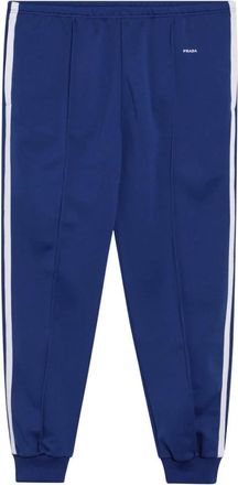 Prada Sweatpants, male, Blue, Size: M Technical Fabric Pants
