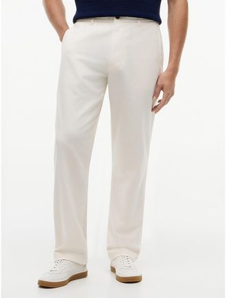 Tommy Hilfiger Mens Regular Fit Pull-On Pant - White - 31W x 30L