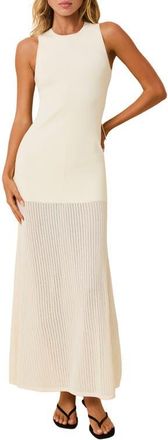 Solid & Striped The Lucerne Sleeveless Maxi Sweater Dress in Brule at Nordstrom, Size X-Large