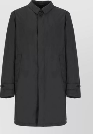 Herno down single-breasted jacket