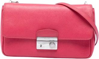 Prada Pre-owned Vintage Saffiano Crossbody Bag - - Pre-owned - Donna - Rosa - ONE SIZE