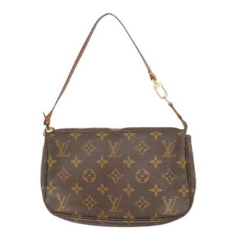 Louis Vuitton Pre-owned Shoulder Bags, female, Brown, Size: ONE SIZE Pre-owned Pouch