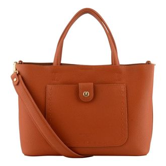 Pourchet Tassen, Dames, Oranje, ONE Size, Leer, Bride