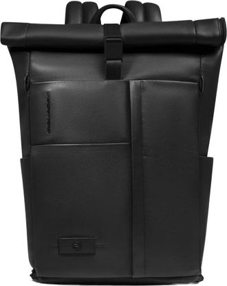 Piquadro Tassen, Heren, Zwart, ONE Size, Bike laptop backpack with anti-theft cable, loops for bike U-lock and wearable tail light