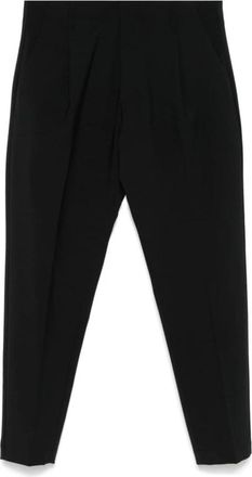 Dondup Rechte broek met drukknoopsluiting - Heren - Straight fit broeken - Zwart - W35 - Broeken